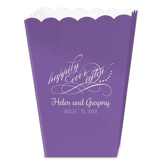 Happily Ever After Mini Popcorn Boxes